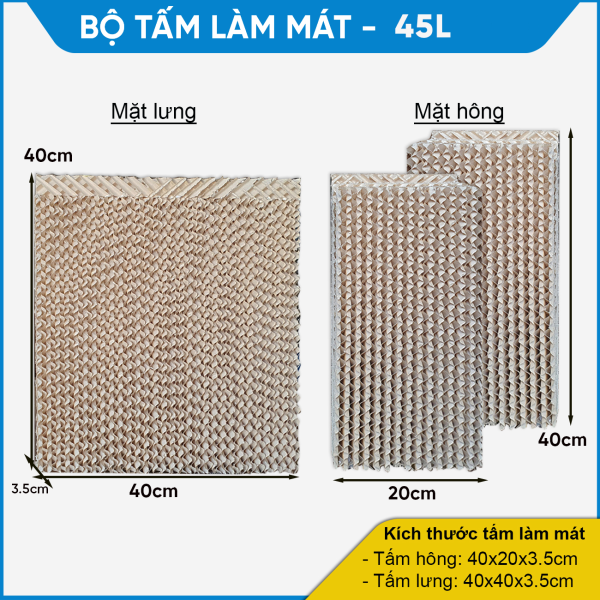 Bộ tấm làm mát 45L