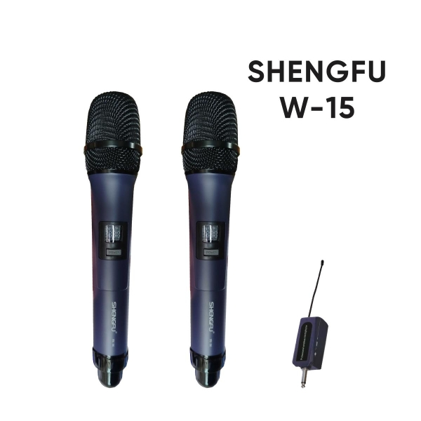 Micro không dây ShengFu W-15 đa năng (2 MIC)