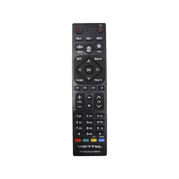 Remote điều khiển tivi Viettel 19008199