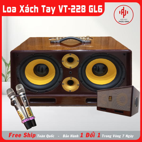 Loa Xách Tay VT - 228GL6 với hệ thống loa 6 đường tiếng