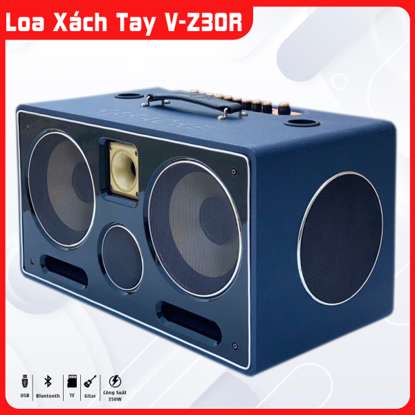 Loa xách tay V-Z30R với hệ thống 6 đường tiếng