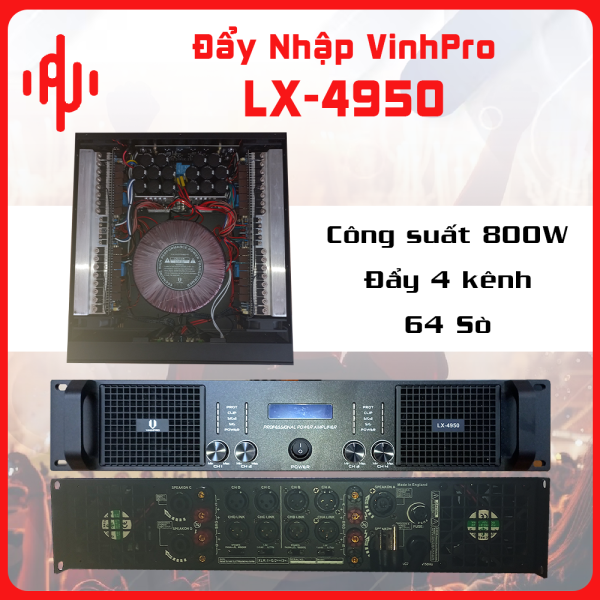 Đẩy Nhập Vinhpro LX-4950(4x800W)