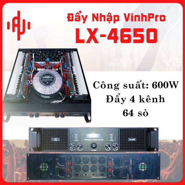 Đẩy Nhập Vinhpro LX-4650(4x400W)