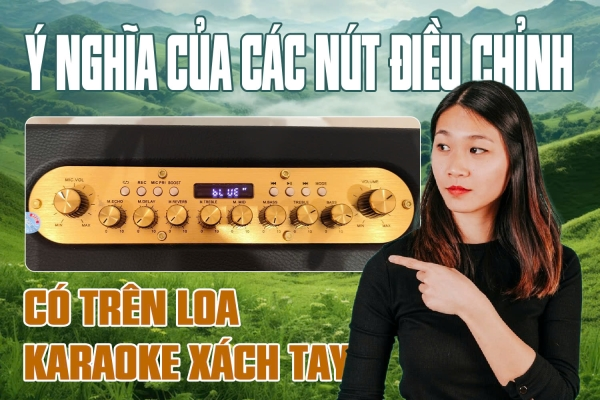 Giải đáp ý nghĩa các nút trên loa xách tay Karaoke Chính Xác Nhất 2024