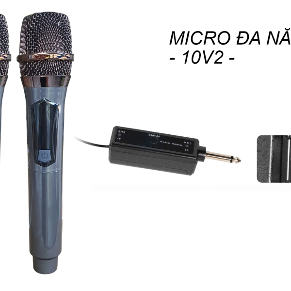 Micro đa năng không dây 108V2 (2 MIC)