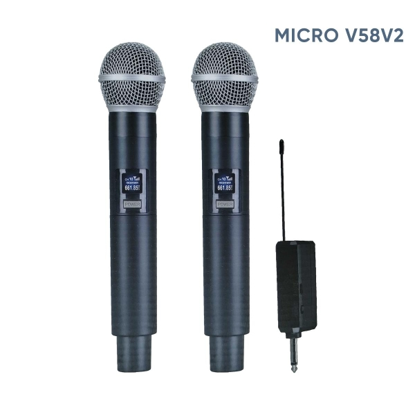Micro Đa Năng Không dây 58v2 - Cảm âm cực tốt