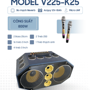 Loa Xách Tay Vinhpro V-225K25 225 K25 Copy