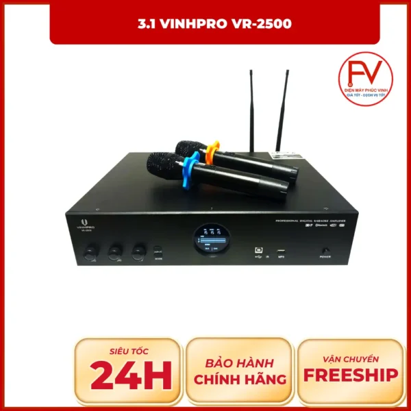 Amply 3 in 1 VINHPRO VR-2500