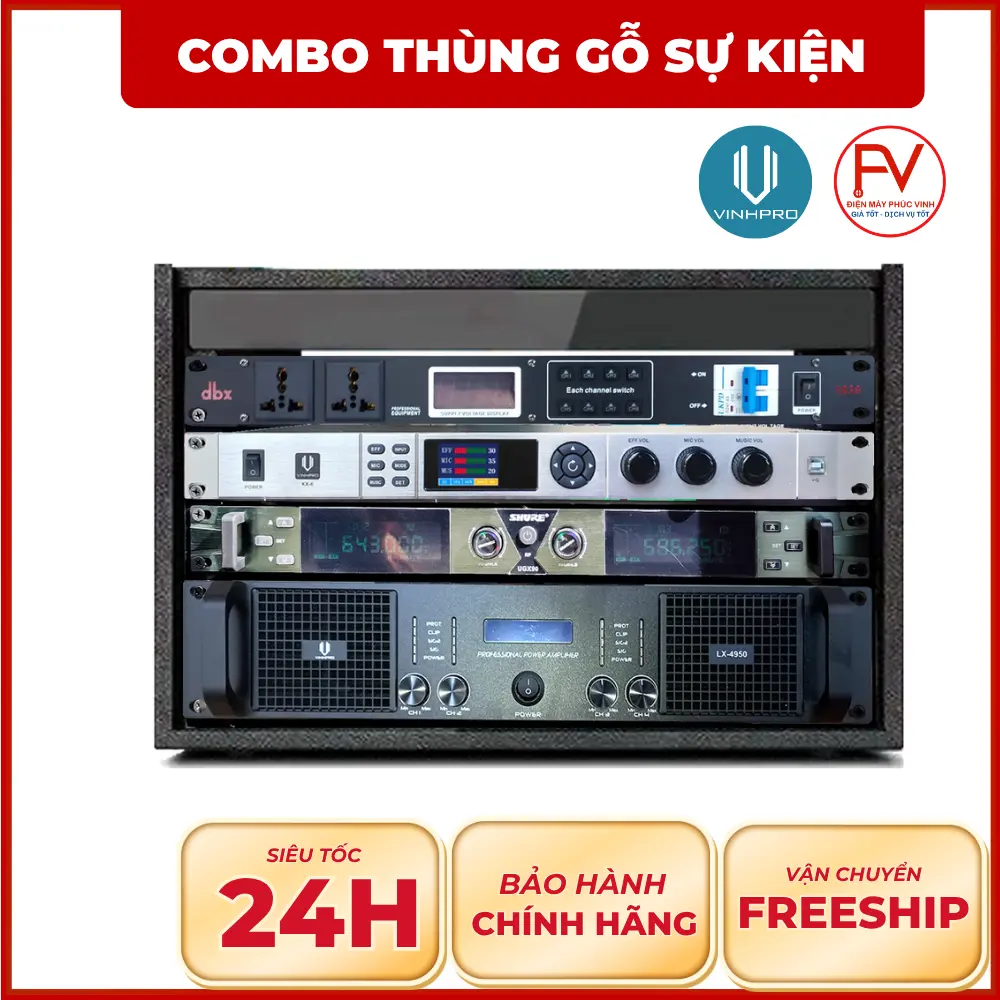 Combo Thùng Gỗ Sự Kiện