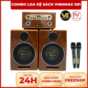 Combo Loa Kệ Sách VINHMAX 001
