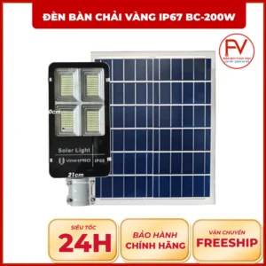 Đèn Bàn Chải Vàng 200W IP67