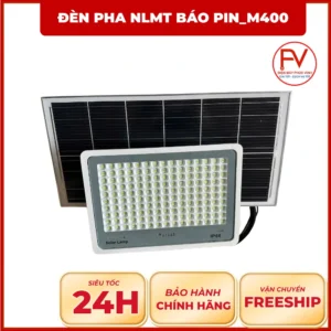 Đèn Pha NLMT Báo Pin M400
