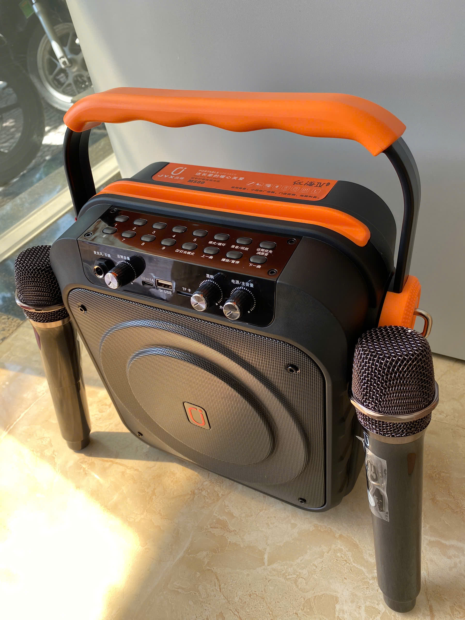 Loa Xách Tay JYX MS80 - 2 Mic Loa Xách Tay JYX MS80 – 2 Mic