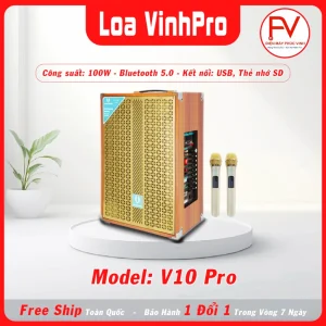 Loa Kéo di động VINHPRO V10 PRO Bass 25