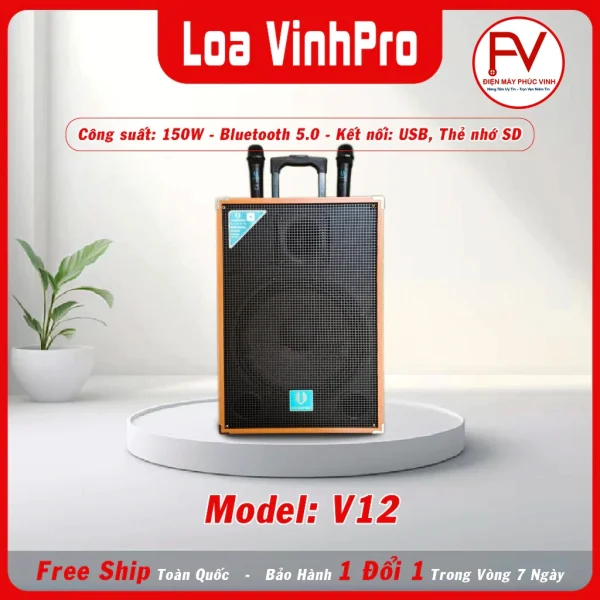 Loa Kéo VINHPRO V12 Bass 30