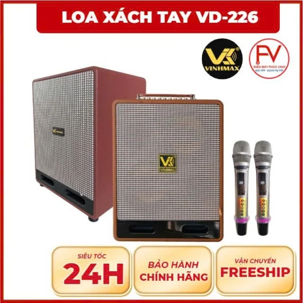 Loa Karaoke Xách Tay VINHMAX VD-226