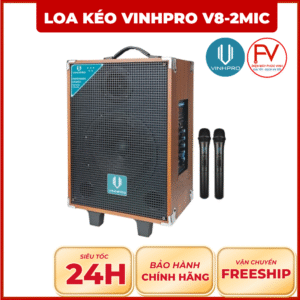 Loa kéo vinhpro V8-2Mic