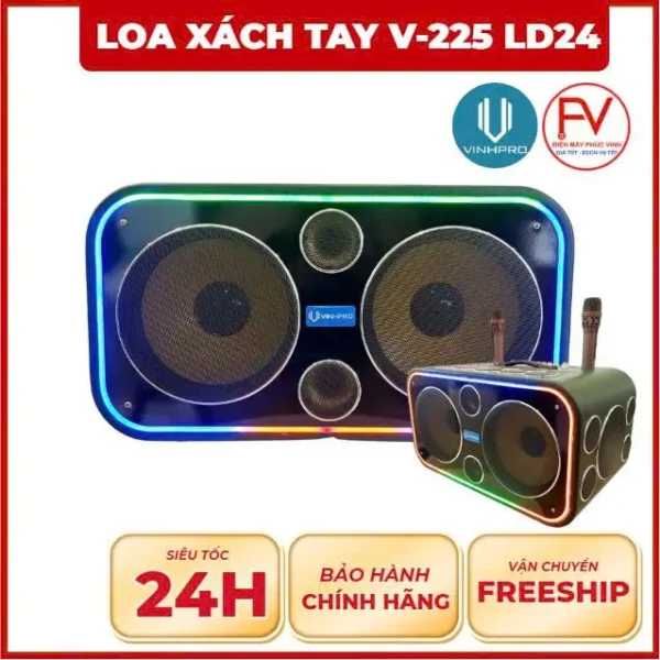 Loa xách tay Vinhpro V-225 LD24