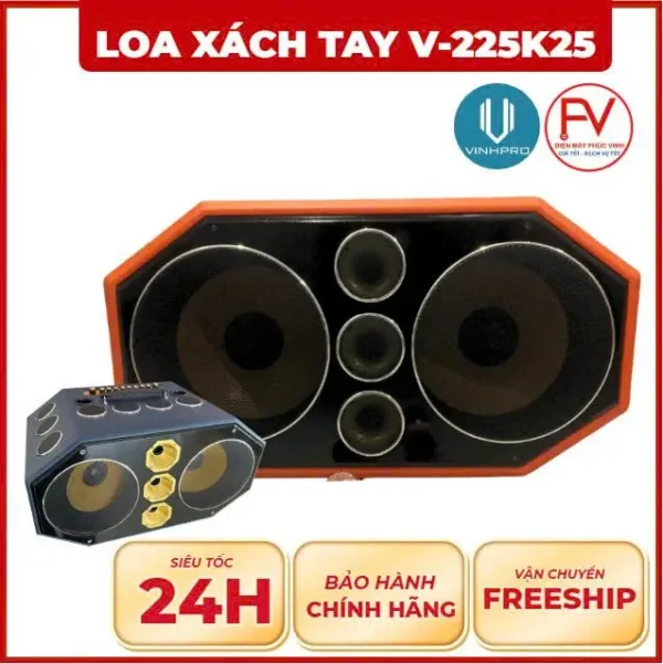 Loa xách tay Vinhpro V-225K25