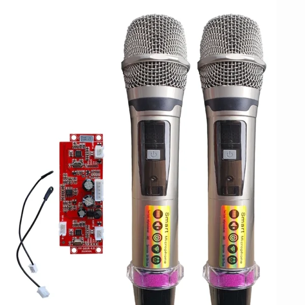 Micro loa kéo kim loại đa năng Q162 UHF tần số (1 cặp) - Kèm bo mạch