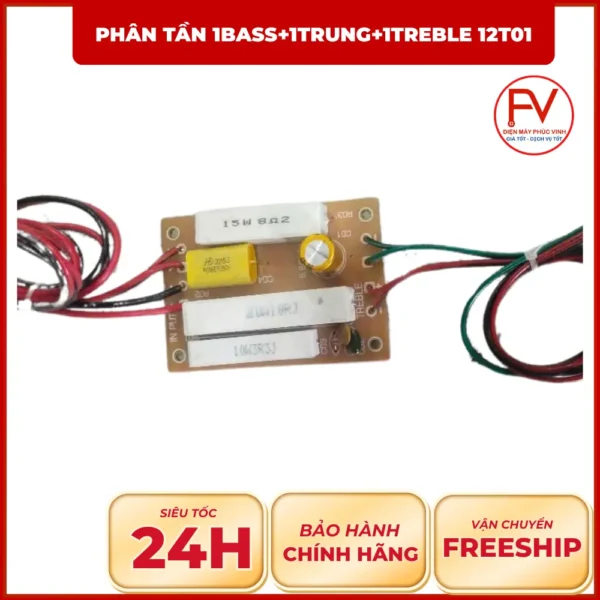 Phân Tần 3 Way 12T01 (Bass-Trung-Treble)