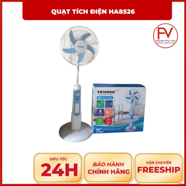 Quạt Cây Tích Điện HA8526 Tomoko