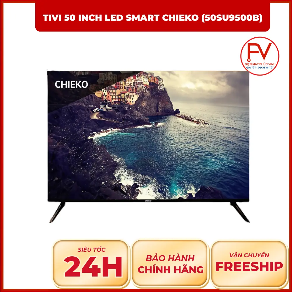 Tivi 50 inch Led Smart CHIEKO (50SU9500B)