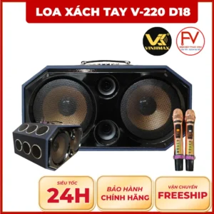 Loa Xách Tay Vinhmax V-220 D18