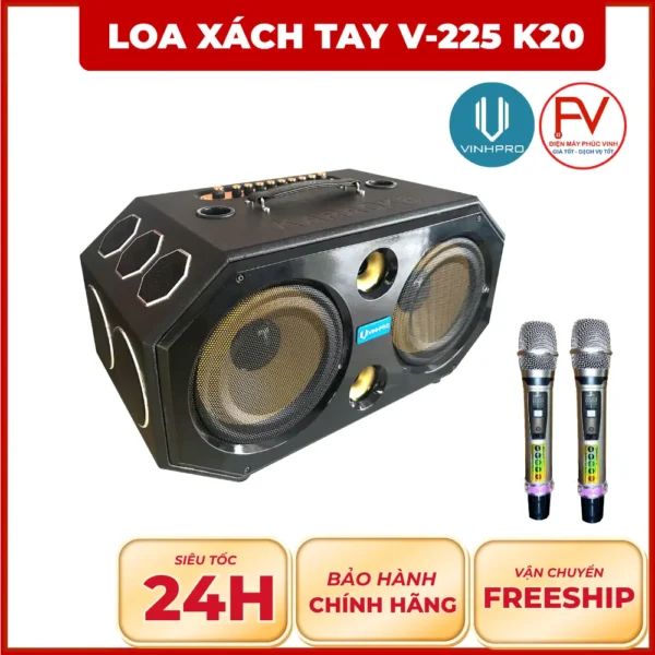 Loa Xách Tay Vinhpro V-225 K20