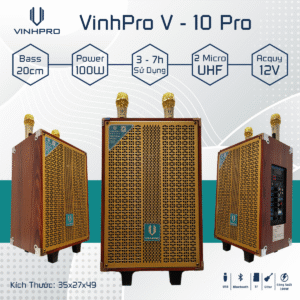 Loa Kéo Di Động VINHPRO V10PRO Loa kéo vinhpro V10Pro
