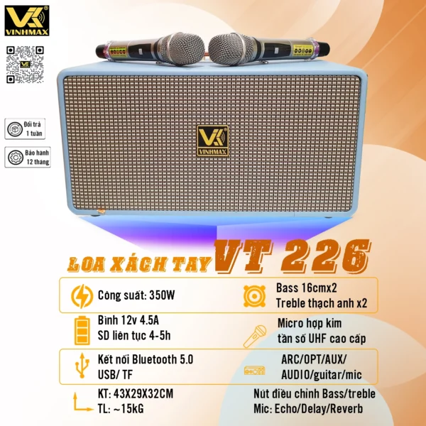 Loa Xách Tay VT 226 VINHMAX