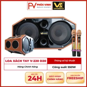 Loa Xách Tay Vinhmax V-220 D20
