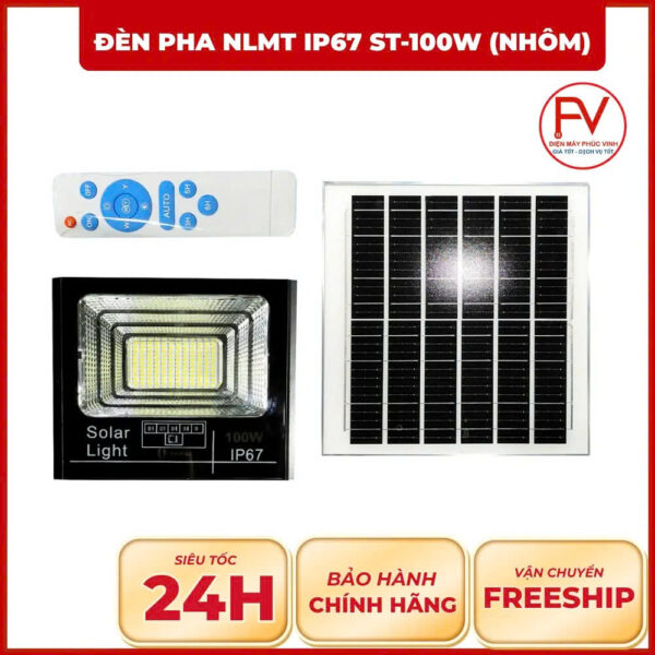 Đèn Pha NLMT IP67 ST-100w (Nhôm) Chính Hãng | Điện Máy Phúc Vinh