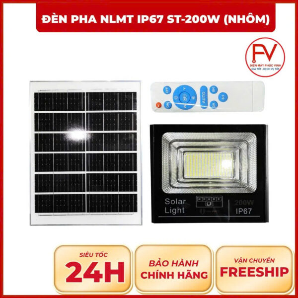 Đèn Pha NLMT IP67 ST-200w (Nhôm) Chính Hãng | Điện Máy Phúc Vinh