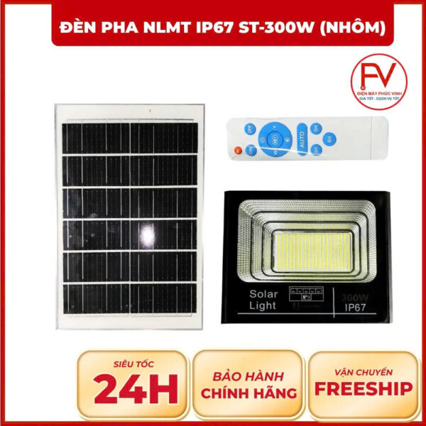 Đèn Pha NLMT IP67 ST-300/400W (Báo Pin) Chính Hãng | Phúc Vinh