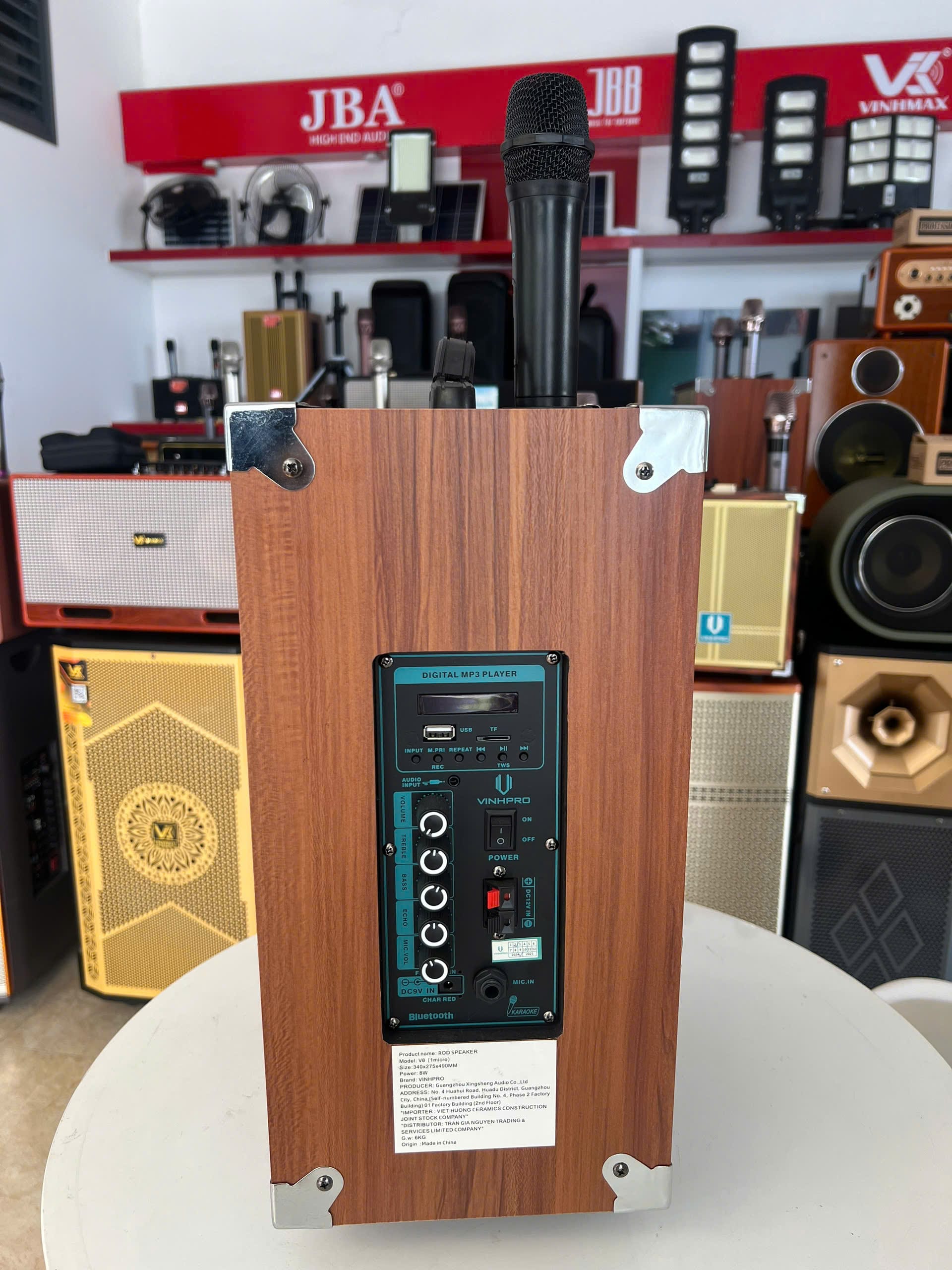 Loa kéo Vinhpro V8-1Mic - Ảnh 4