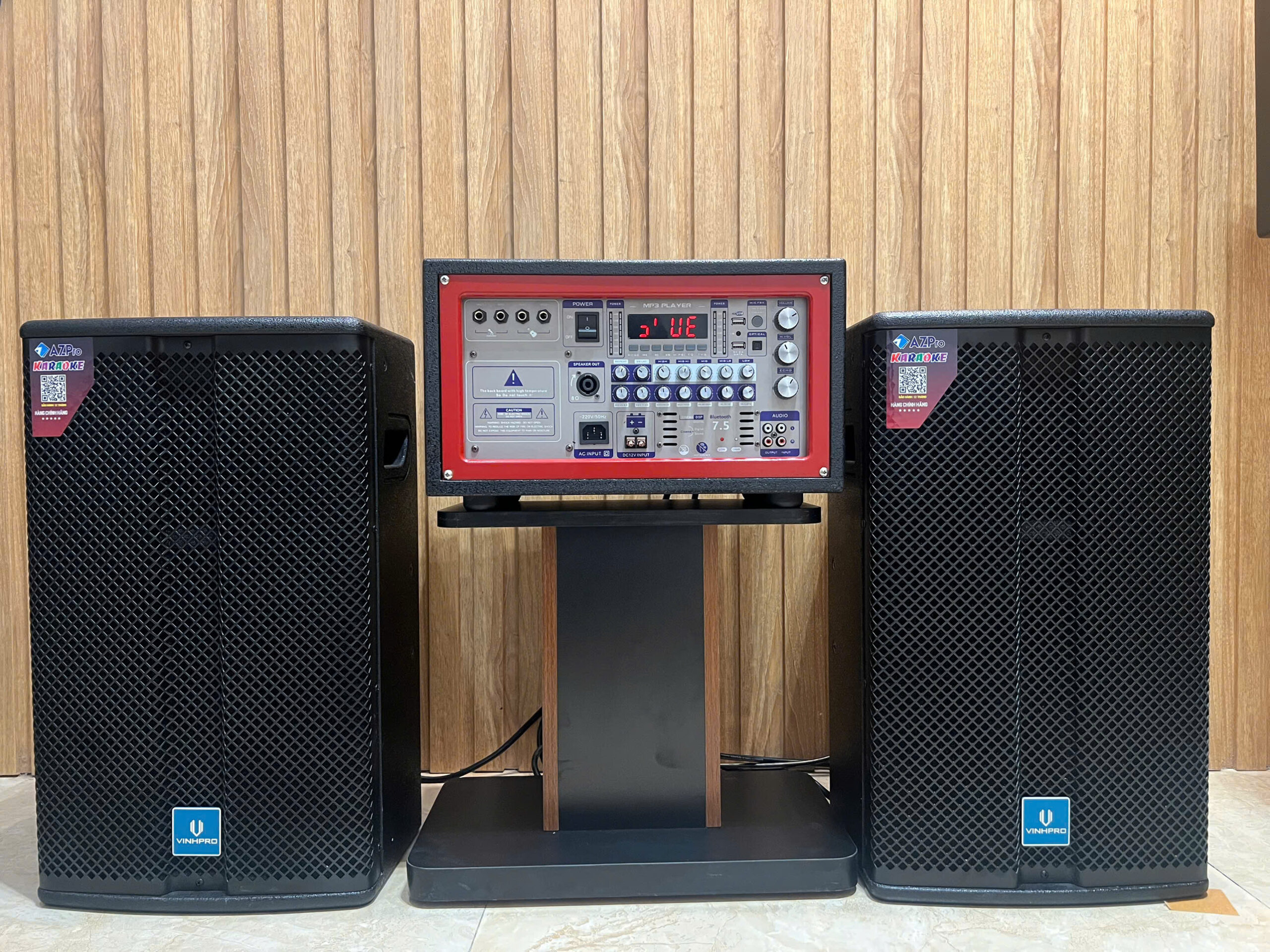 TỦ COMBO AMPLI 003 VINHPRO (350W): Dàn Karaoke Di Động Cao Cấp, Linh Kiện Nhập Khẩu TỦ COMBO AMPLI 003 VINHPRO (350W): Dàn Karaoke Di Động Cao Cấp, Linh Kiện Nhập Khẩu - Ảnh 4