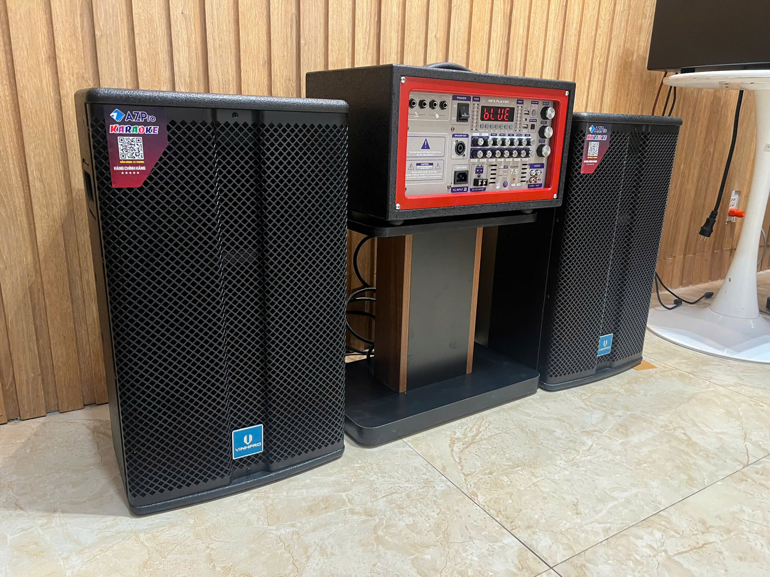 TỦ COMBO AMPLI 003 VINHPRO (350W): Dàn Karaoke Di Động Cao Cấp, Linh Kiện Nhập Khẩu TỦ COMBO AMPLI 003 VINHPRO (350W): Dàn Karaoke Di Động Cao Cấp, Linh Kiện Nhập Khẩu - Ảnh 5