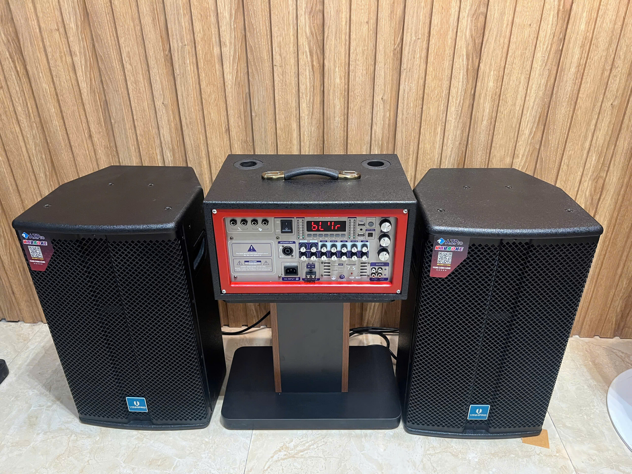 TỦ COMBO AMPLI 003 VINHPRO (350W): Dàn Karaoke Di Động Cao Cấp, Linh Kiện Nhập Khẩu TỦ COMBO AMPLI 003 VINHPRO (350W): Dàn Karaoke Di Động Cao Cấp, Linh Kiện Nhập Khẩu - Ảnh 7