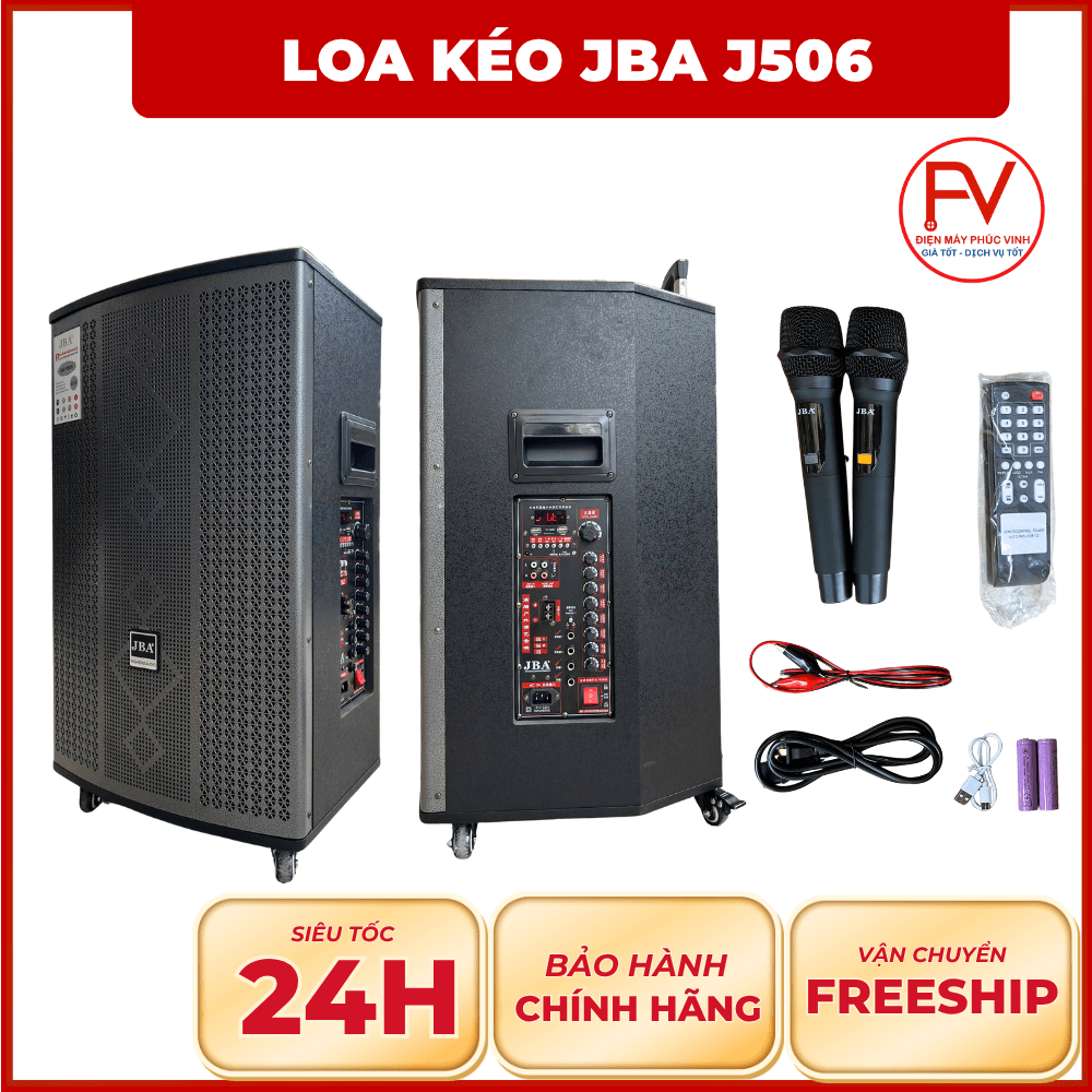 Loa Kéo JBA J506 – Sức Mạnh Âm Thanh Đỉnh Cao, Thiết Kế Chuyên Nghiệp