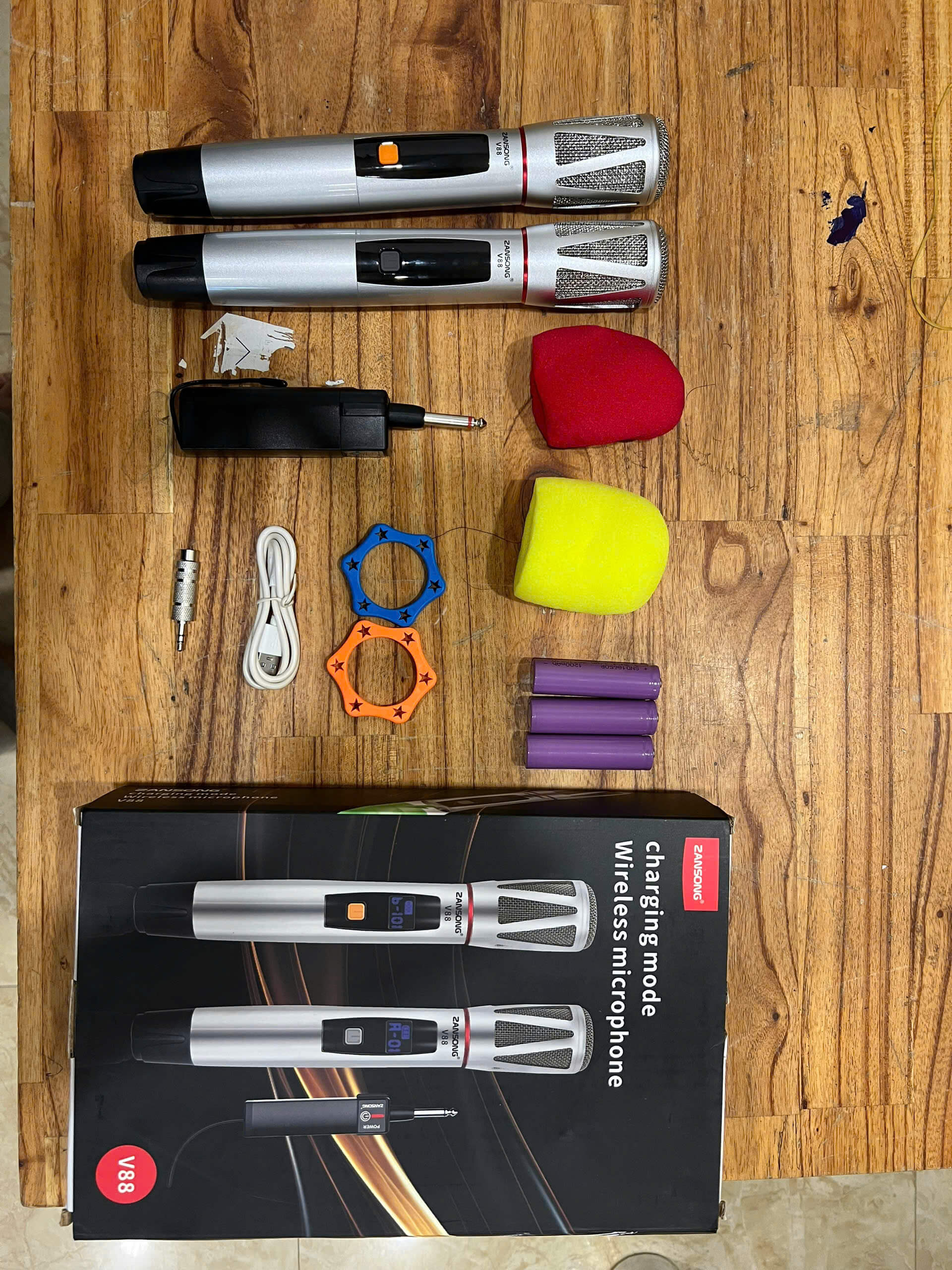 Micro Đa Năng V88 – Micro Không Dây Chống Hú, Âm Rõ, Dùng Mọi Nơi - Ảnh 2