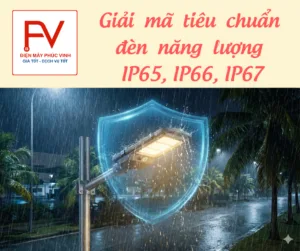 đèn năng lượng IP mặt trời,