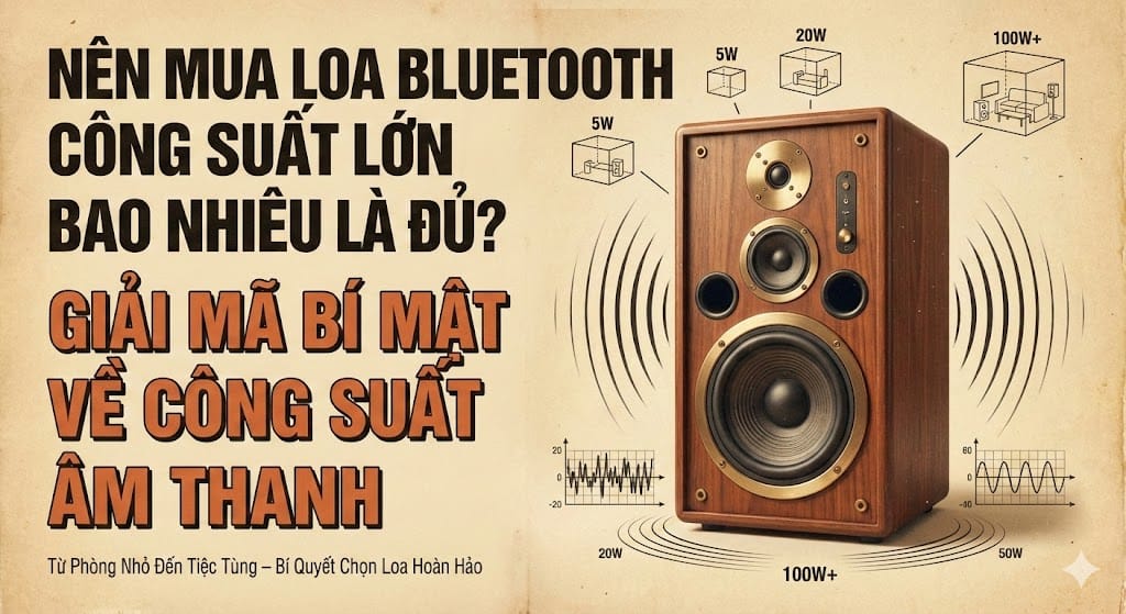 Loa bluetooth công Suất lớn