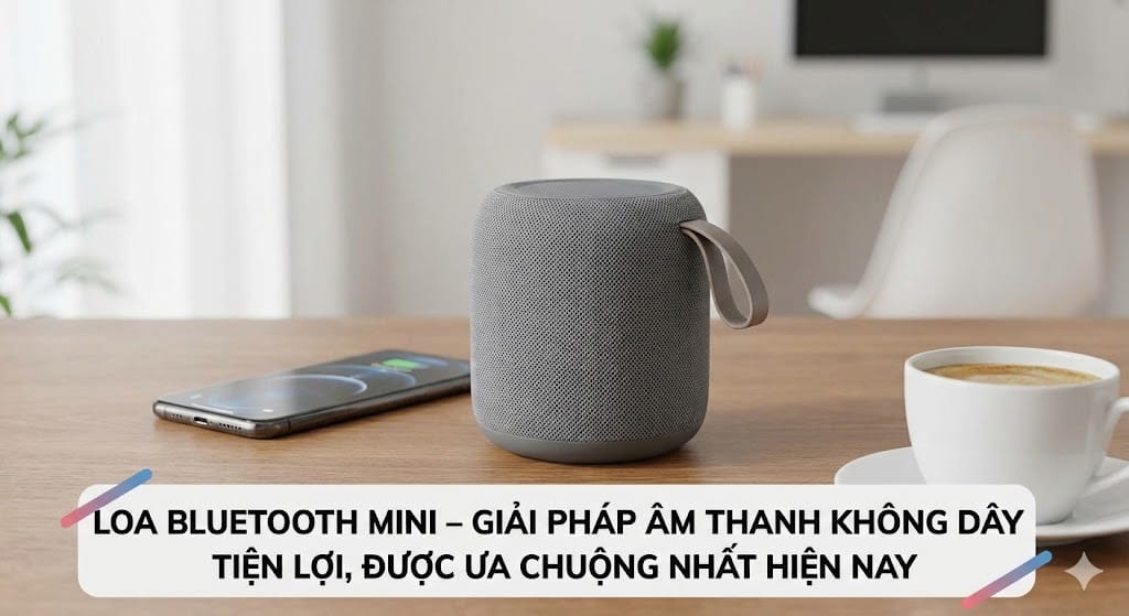 Loa Bluetooth mini – Giải Pháp Âm Thanh Không Dây Tiện Lợi, Được Ưa Chuộng Nhất Hiện Nay