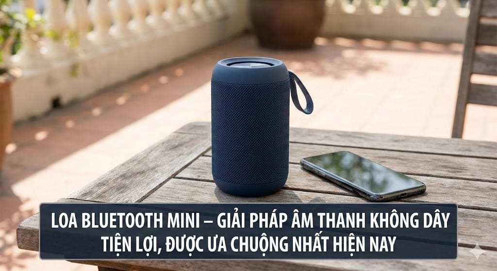 Loa Bluetooth mini – Giải Pháp Âm Thanh Không Dây Tiện Lợi, Được Ưa Chuộng Nhất Hiện Nay
