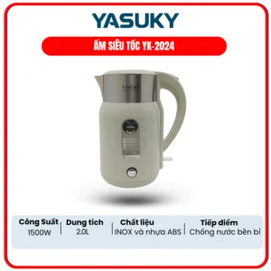 ẤM SIÊU TỐC YASUKY YK-2024