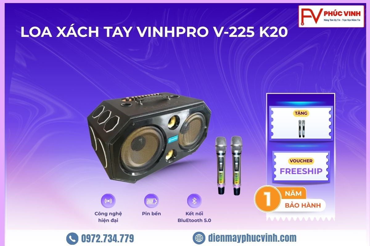 Loa hát karaoke loa kéo di động 