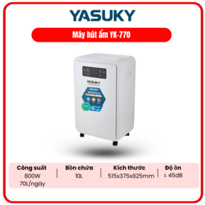 MÁY HÚT ẨM YASUKY YK-770