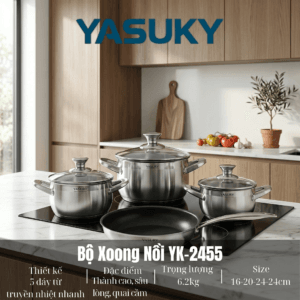 bộ xoong nồi Yasuky YK-2455