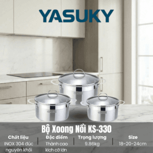bộ xoong nồi Yasuky KS-330